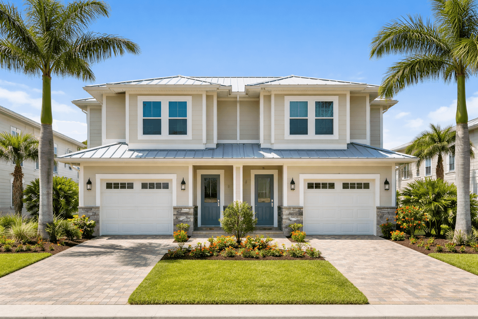 Modern minimalist home exterior